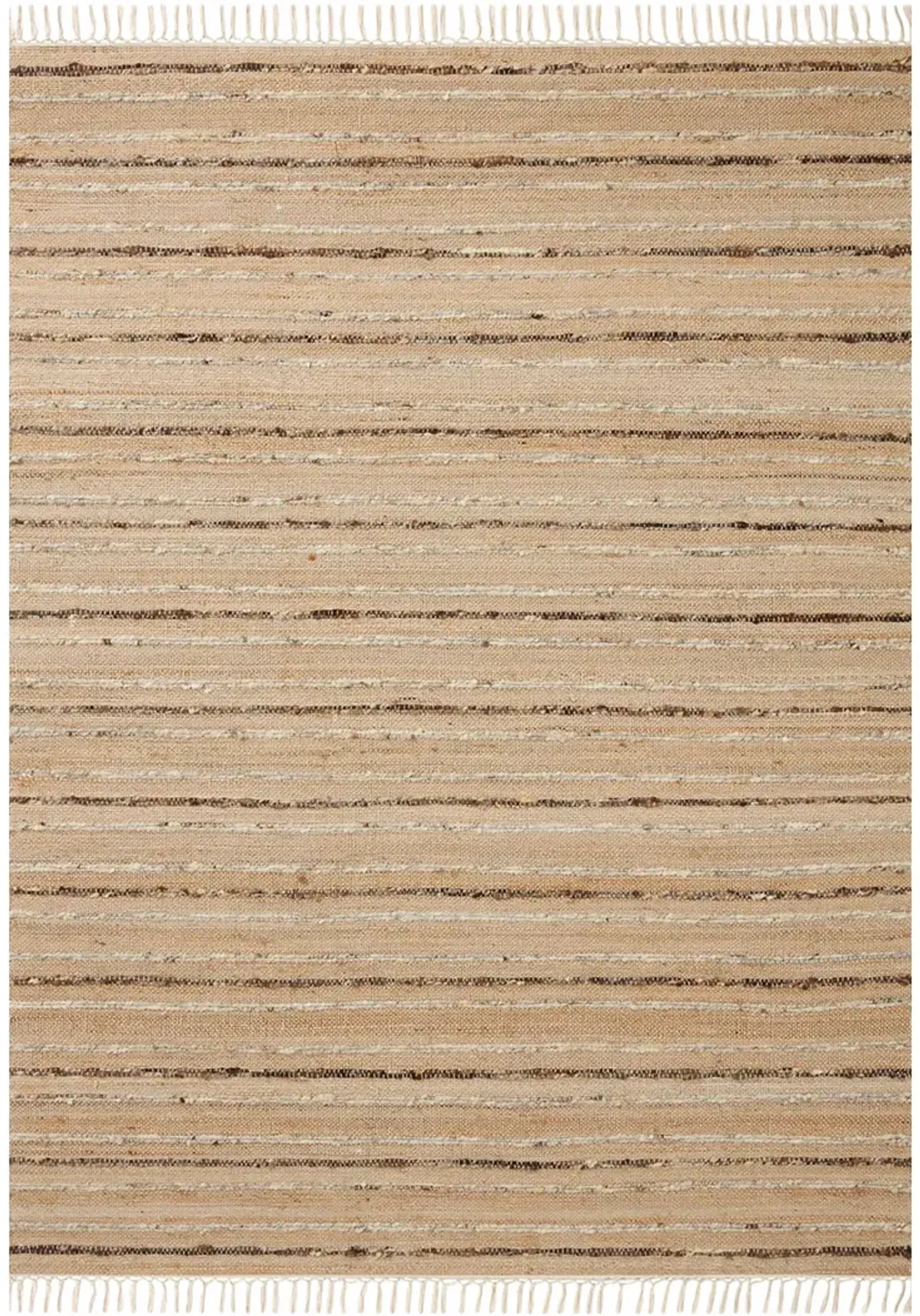 Nico Natural/Bark 7'9" x 9'9" Area Rug by Magnolia Home by Joanna Gaines x Loloi