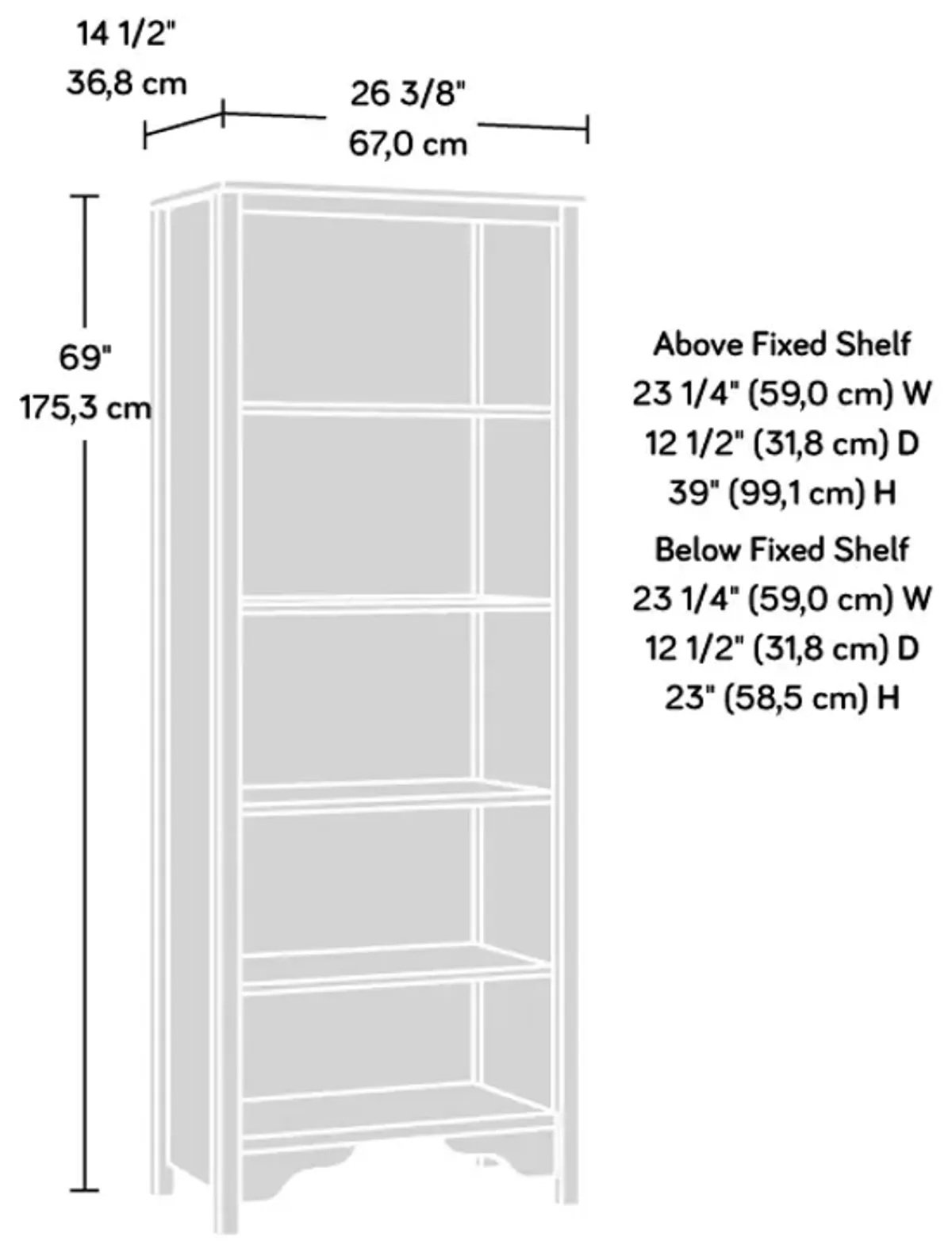 Dawson Trail Bookcase