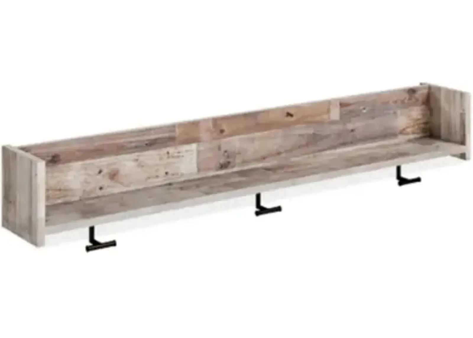 Neilsville Wall Mounted Coat Rack w/Shelf