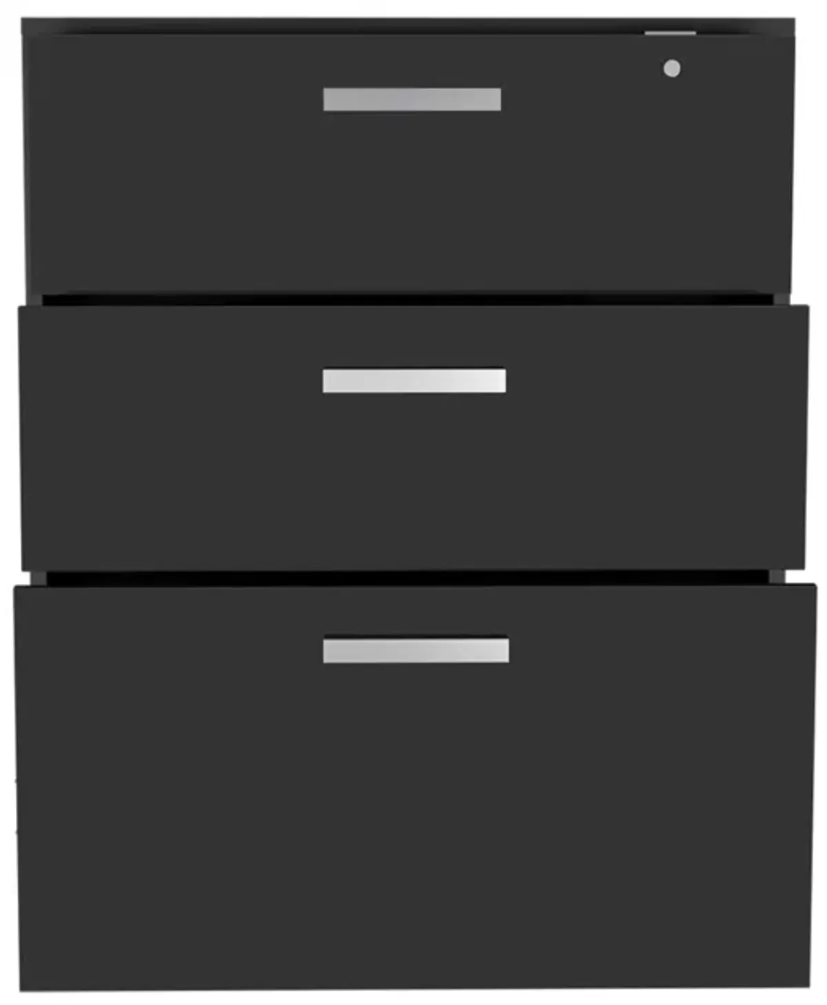 3 Drawers Storage Cabinet Lions, Garage, Black