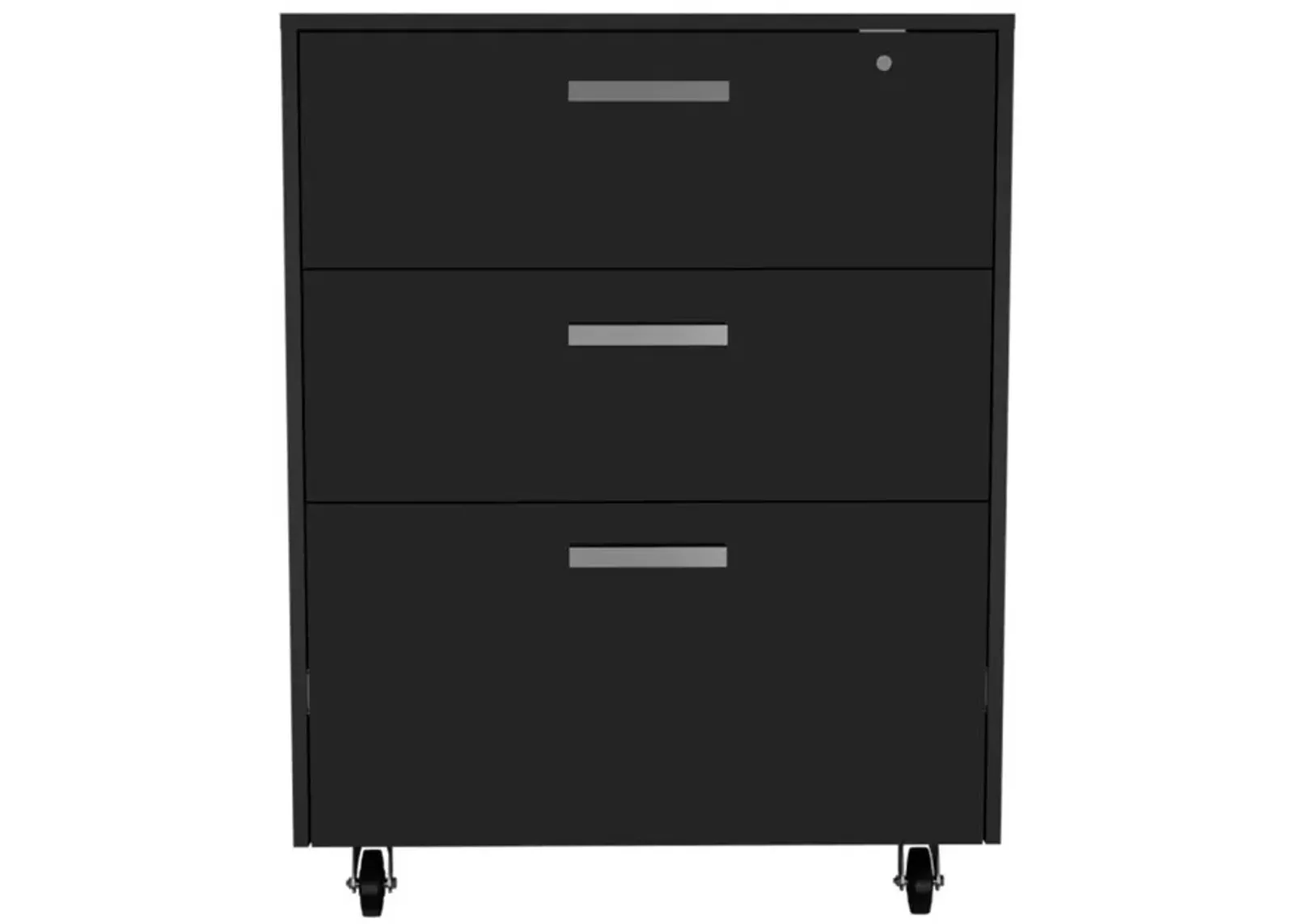 3 Drawers Storage Cabinet Lions, Garage, Black