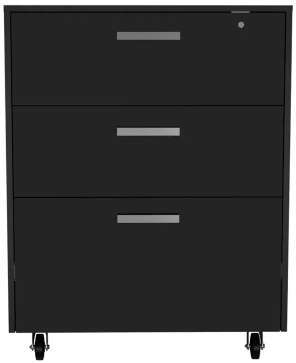 3 Drawers Storage Cabinet Lions, Garage, Black