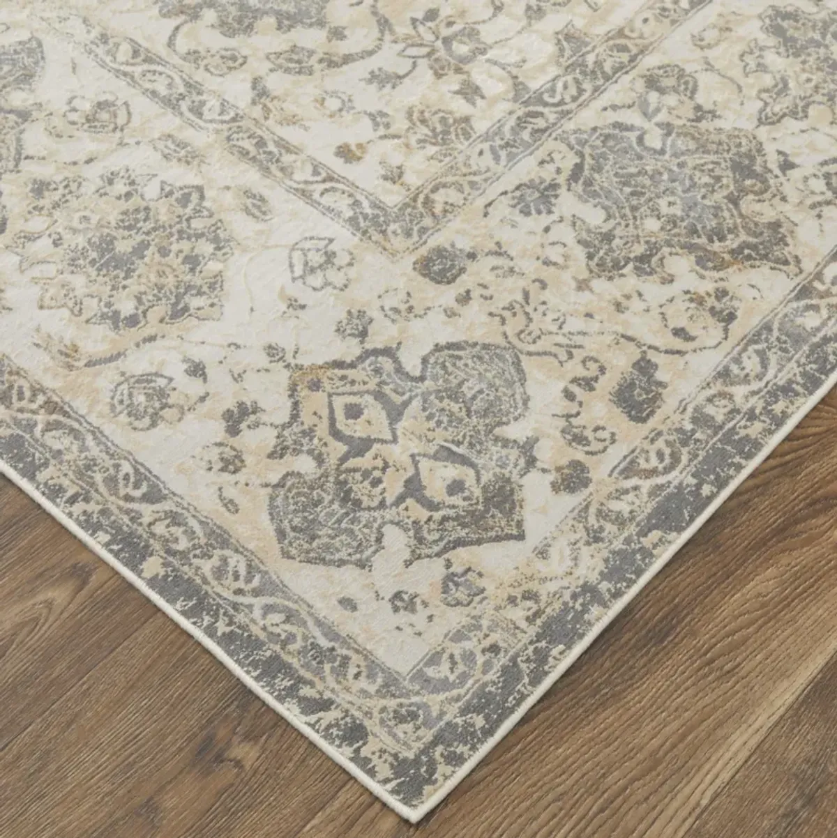 Celene 39L0F Ivory/Tan/Gray 2'6" x 8' Rug