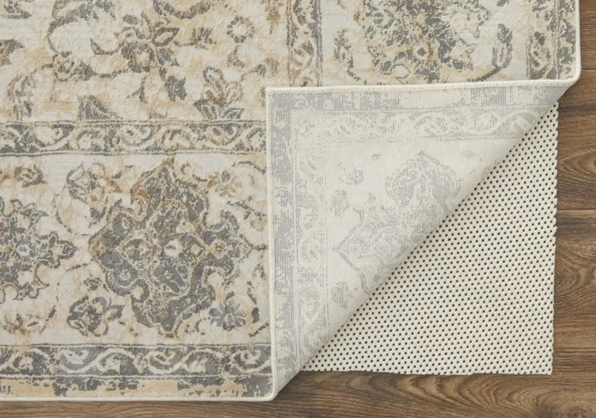 Celene 39L0F Ivory/Tan/Gray 2'6" x 8' Rug