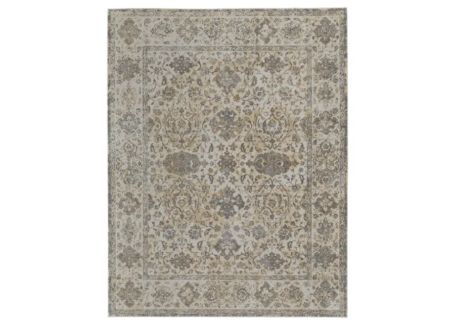 Celene 39L0F Ivory/Tan/Gray 2'6" x 8' Rug