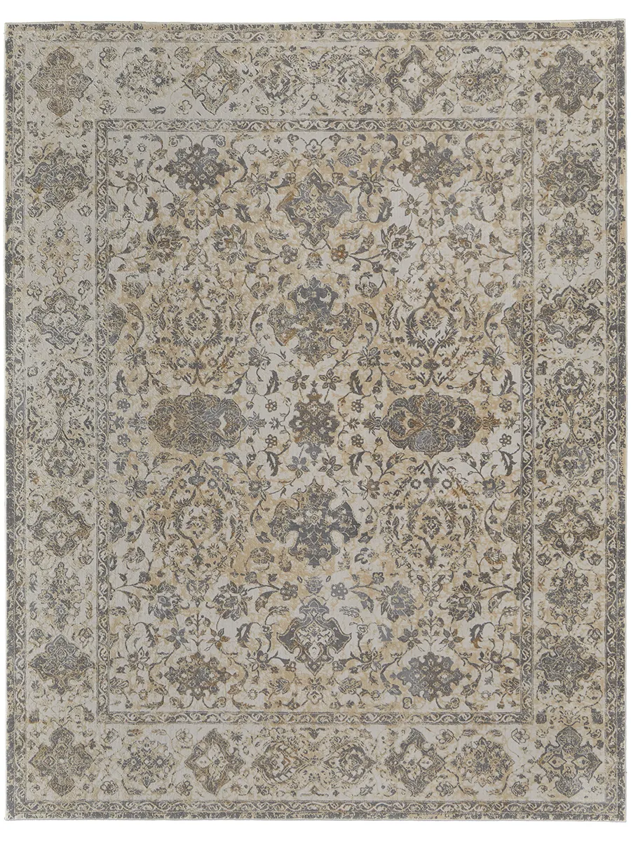 Celene 39L0F Ivory/Tan/Gray 2'6" x 8' Rug