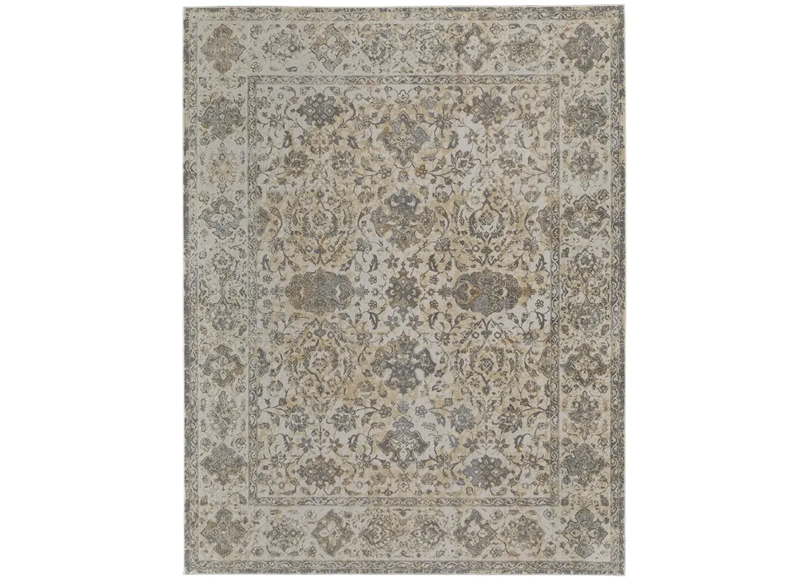 Celene 39L0F Ivory/Tan/Gray 2'6" x 8' Rug