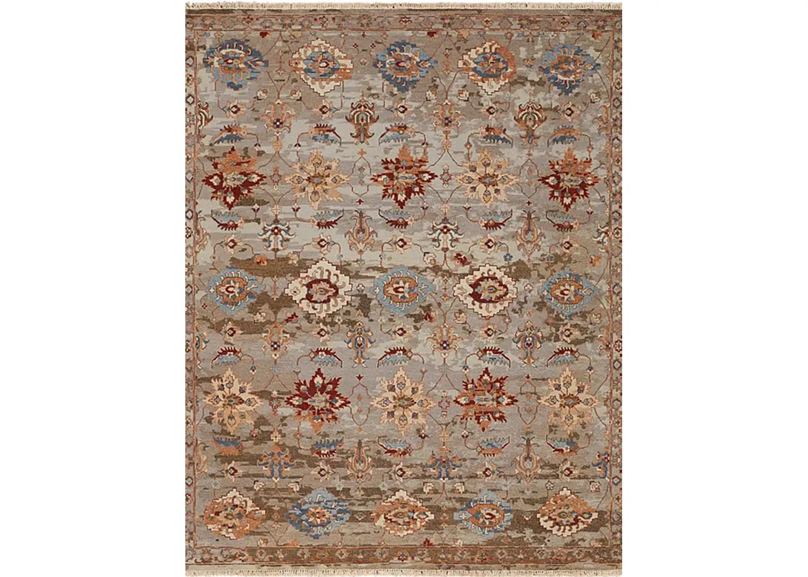 Leylan 0583F 2' x 3' Brown/Tan/Gray Rug