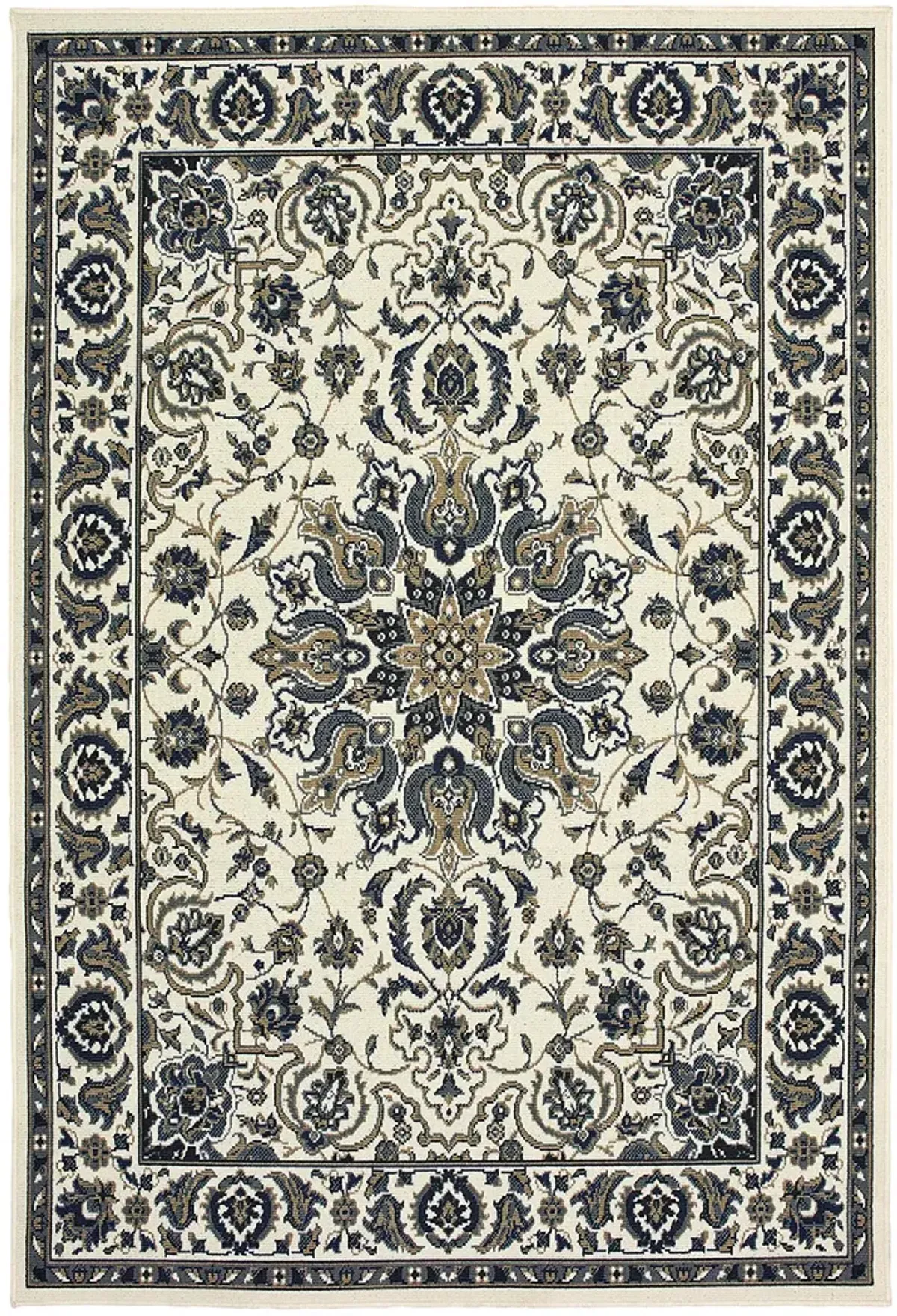 Marina 3'7" x 5'6" Ivory Rug