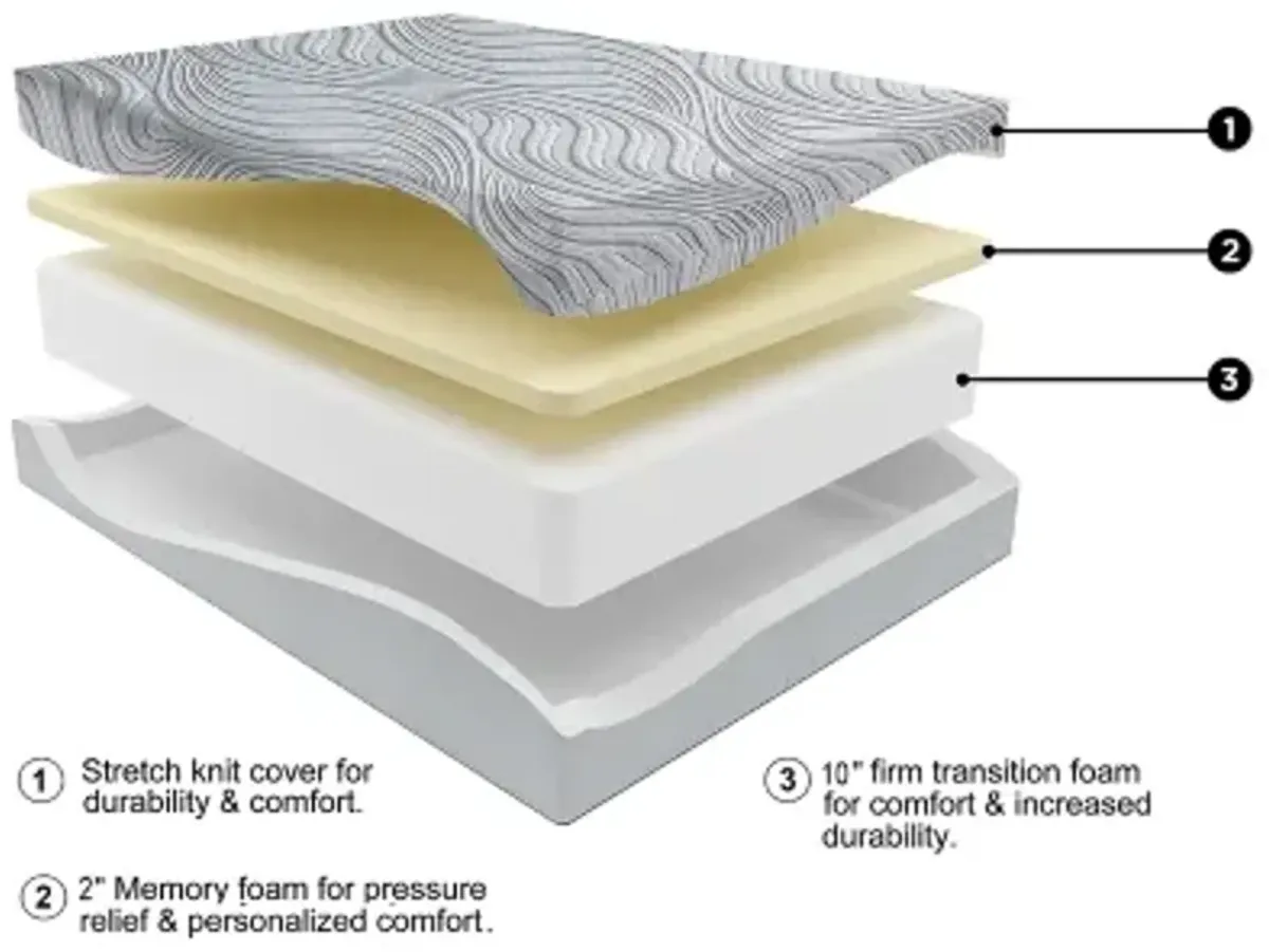 12 Inch Memory Foam Twin Mattress