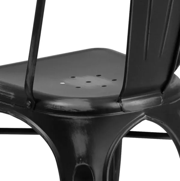 Distressed  Metal Chair