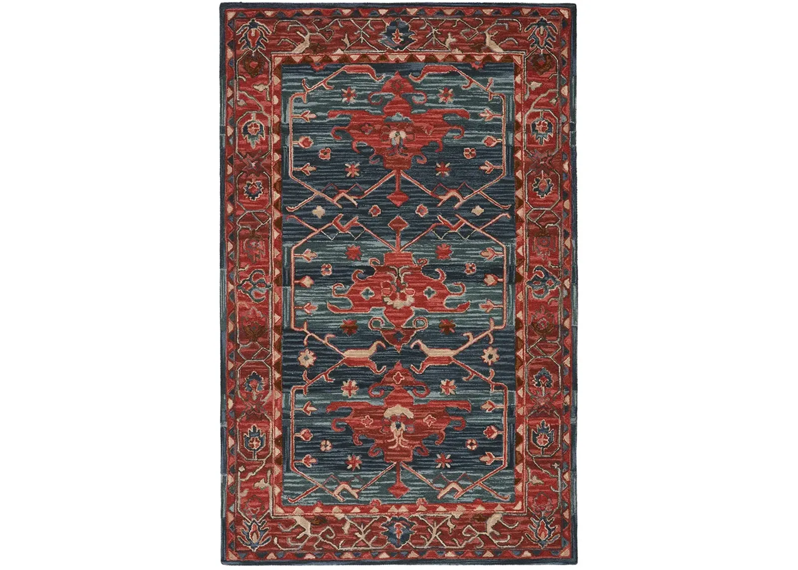 Cardamom Cinnabar Red 9' x 12' Rug