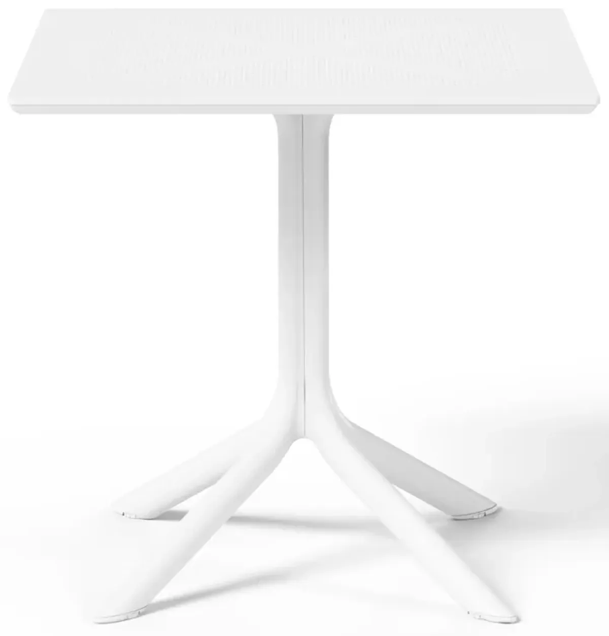WestinTrends 31.5" Square Plastic Outdoor Patio Dining Table for 4