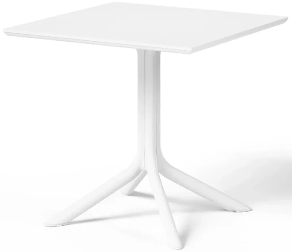 WestinTrends 31.5" Square Plastic Outdoor Patio Dining Table for 4
