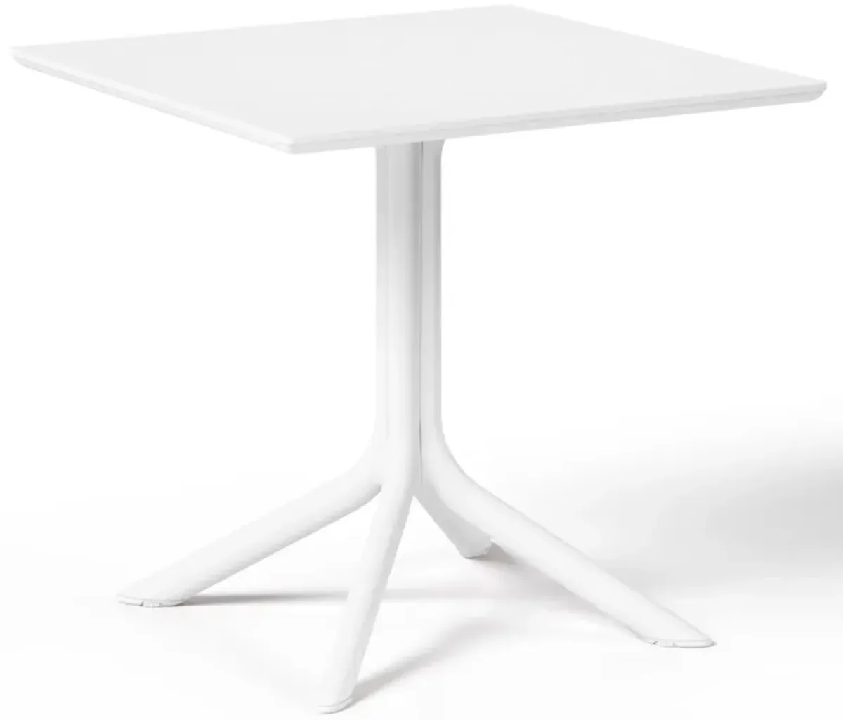 WestinTrends 31.5" Square Plastic Outdoor Patio Dining Table for 4