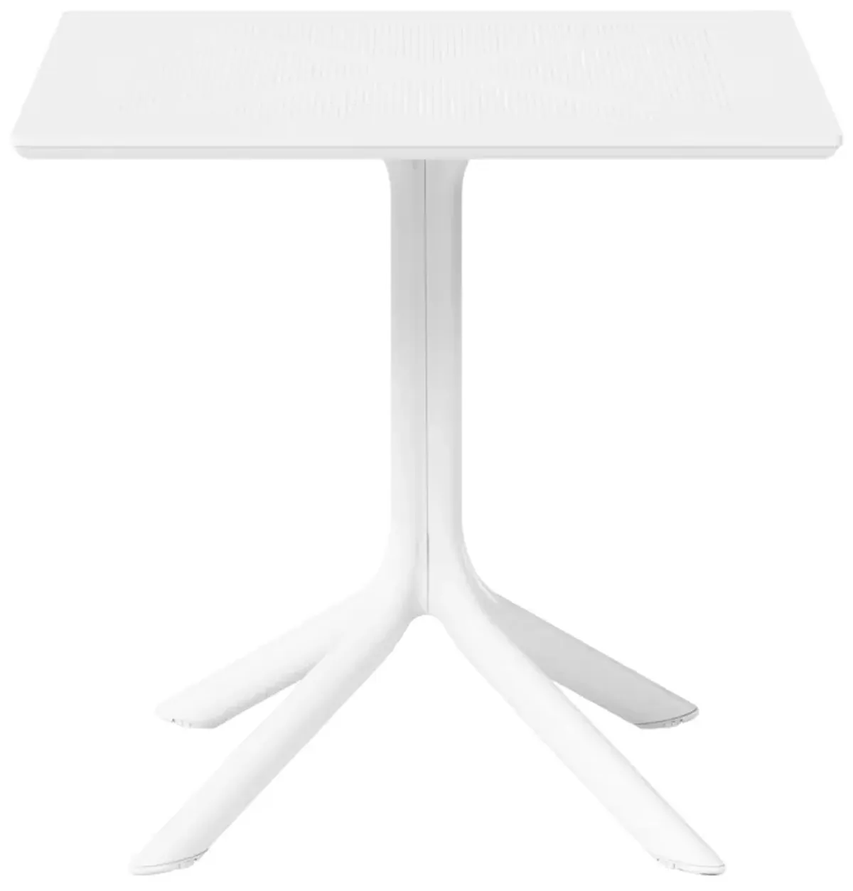 WestinTrends 31.5" Square Plastic Outdoor Patio Dining Table for 4