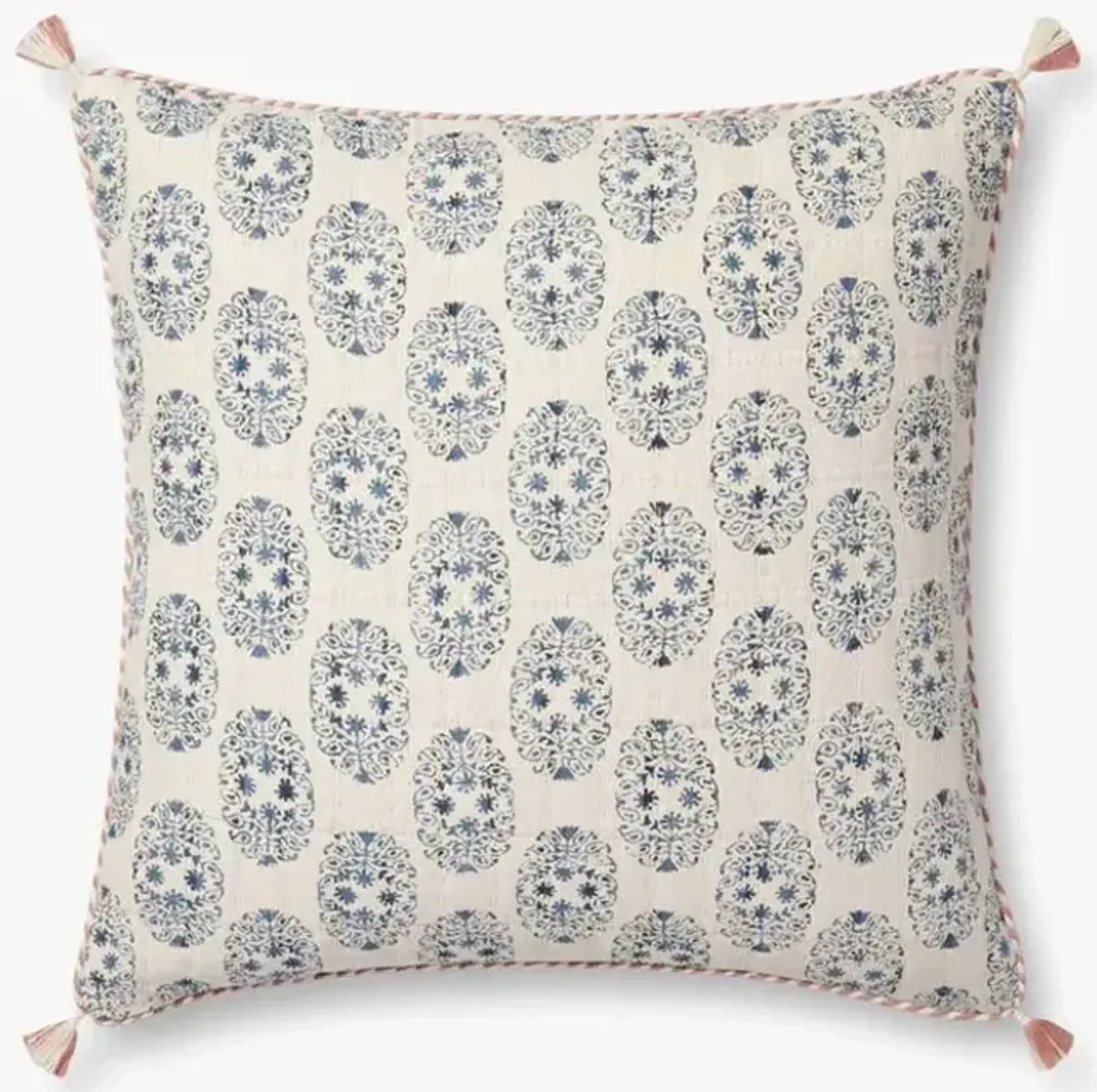 PLL0115 Pink/Multi 22''x22'' Poly Pillow