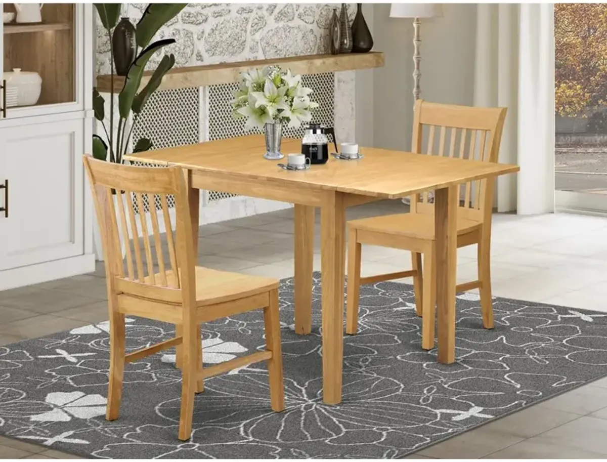 Dining Room 3-piece Set Oak