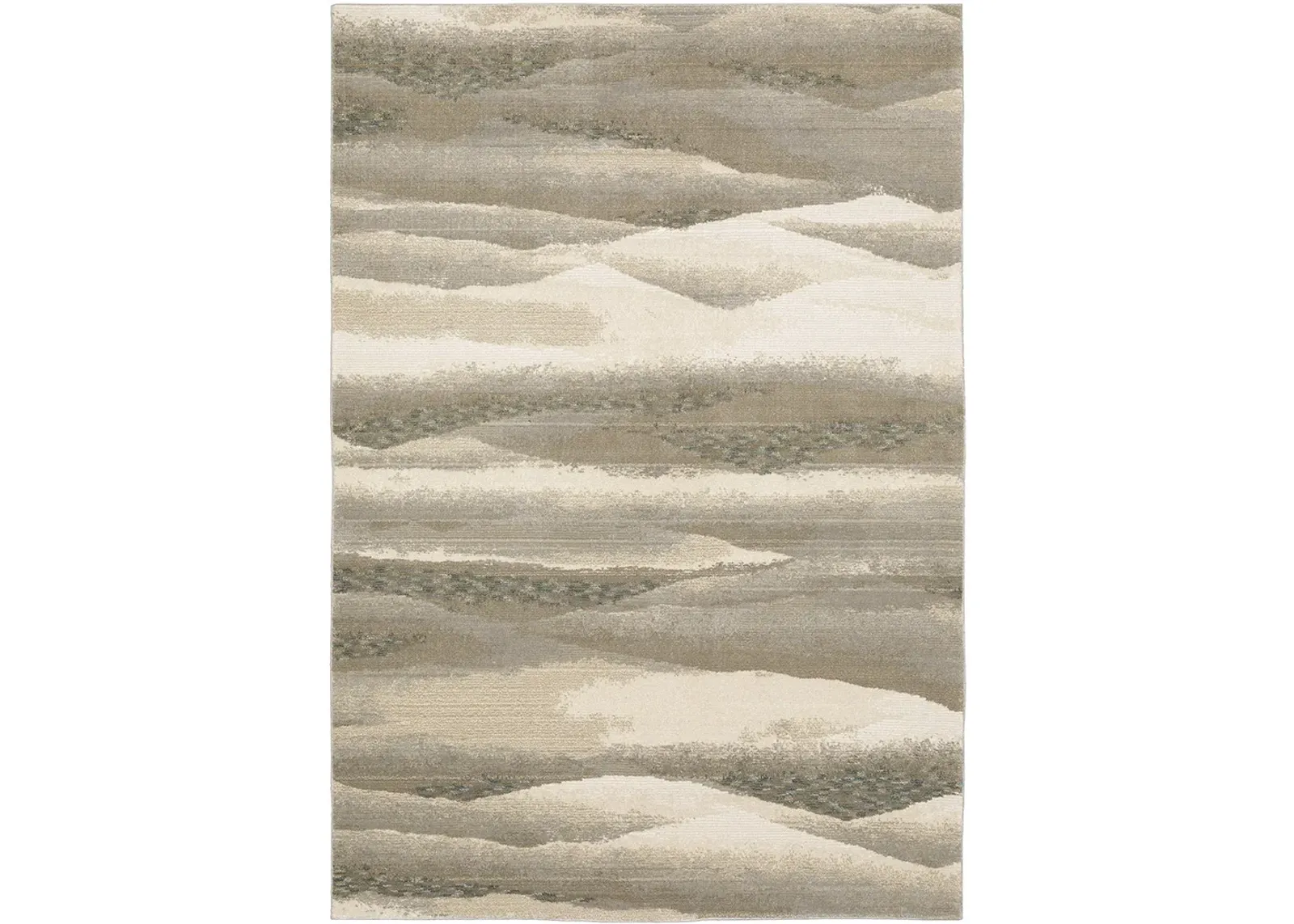 Evolution 1'10" x 3'2" Beige Rug