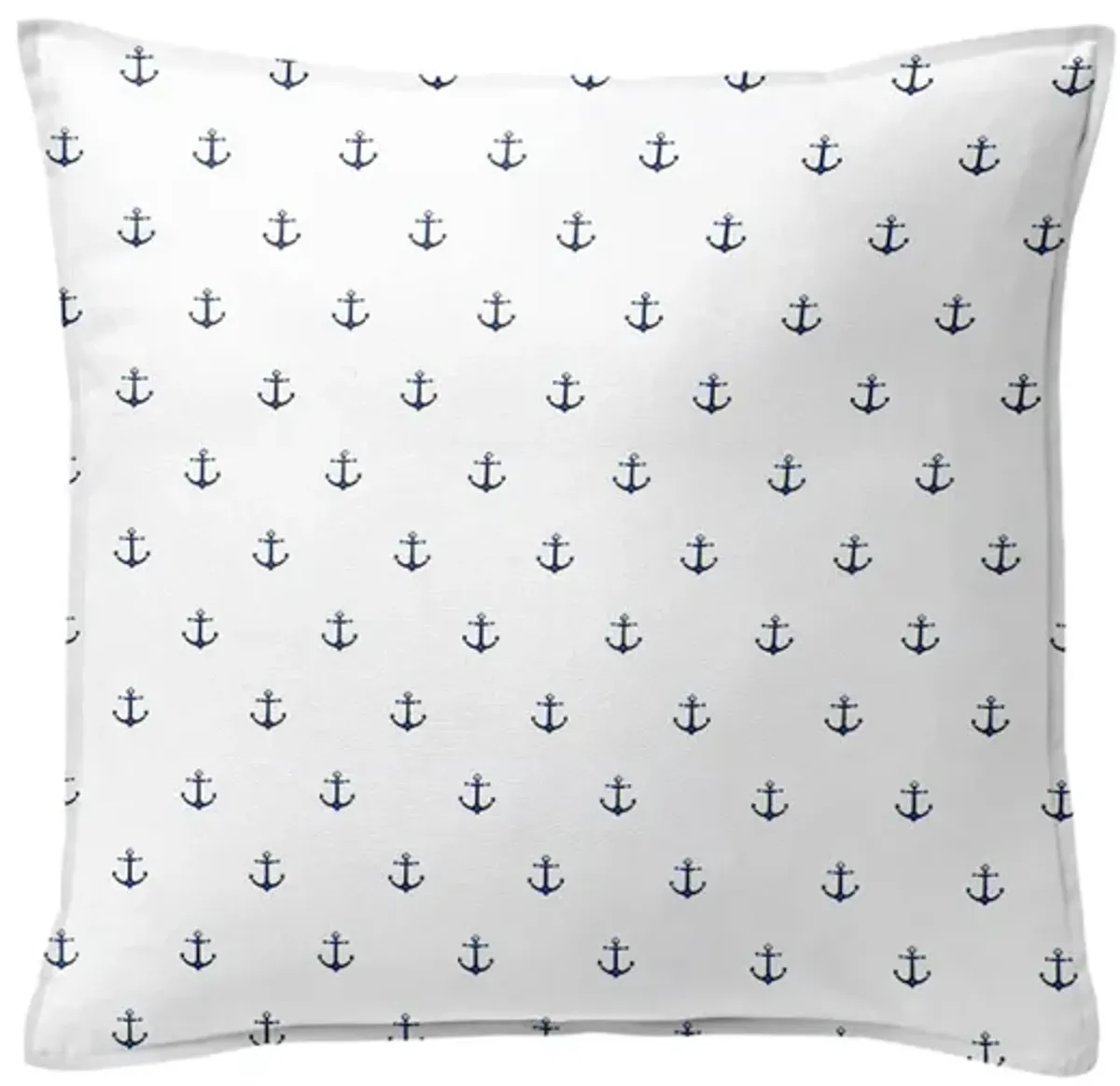 6ix Tailors Fine Linens Anchors Away Navy Decorative Throw Pillows