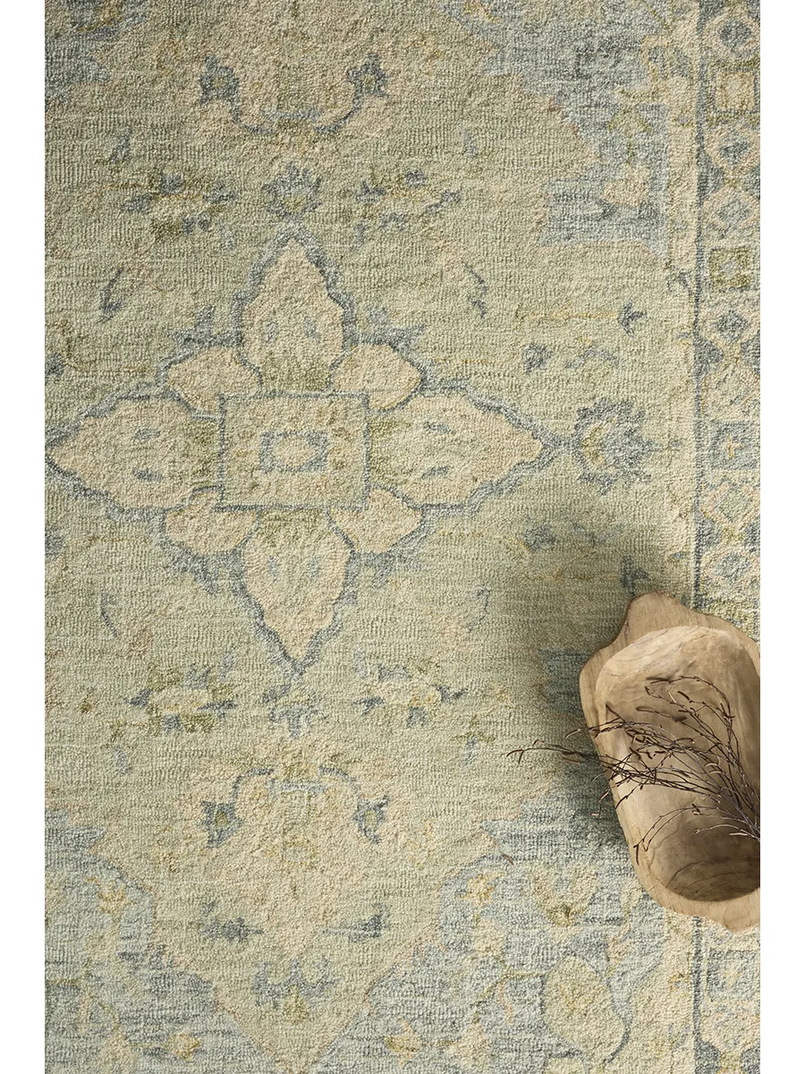 Julian JI07 Seafoam Green/Spa 2'6" x 7'6" Rug