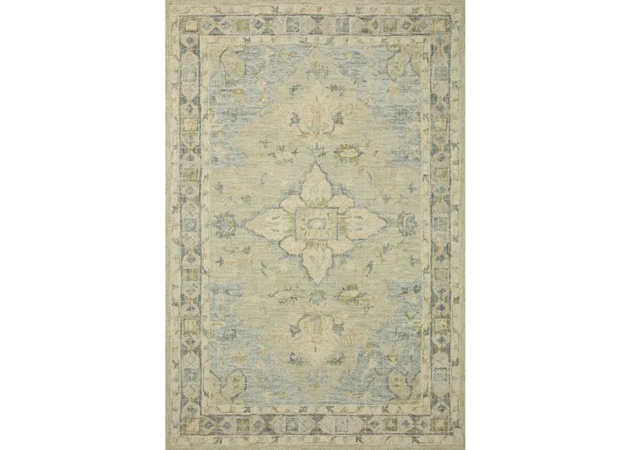 Julian JI07 Seafoam Green/Spa 2'6" x 7'6" Rug