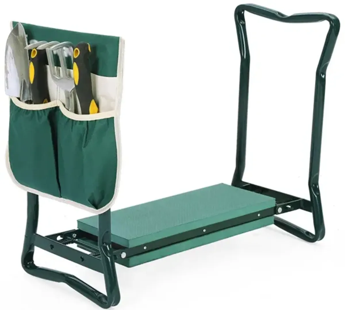 Garden Kneeler and Seat with Wide Kneeling Pad for Comfortable Gardening