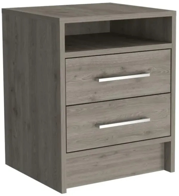 Leyva Night Stand Light Gray