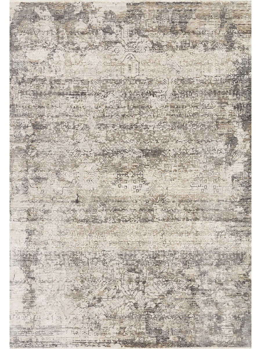 Homage HOM01 Graphite/Beige 7'10" x 10' Rug