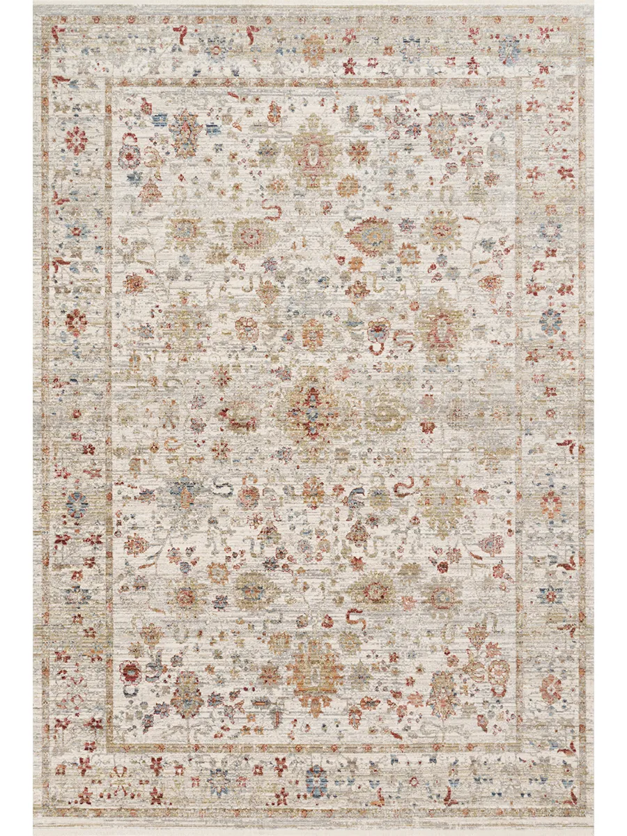 Claire CLE05 Ivory/Multi 7'10" x 10'2" Rug