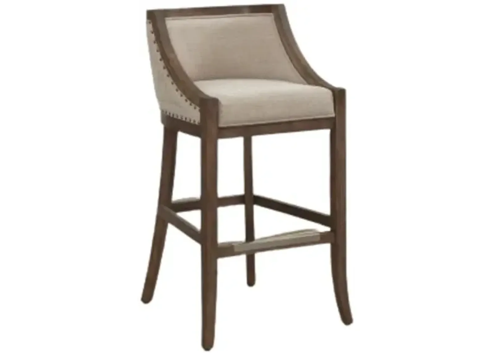 Michelle 26" Bar Stool - Warm Brown