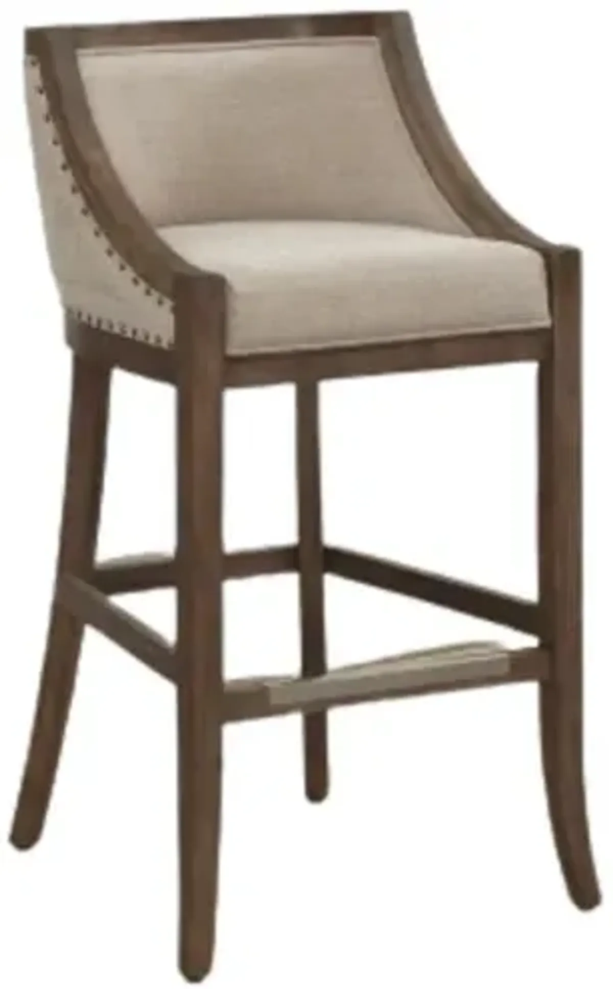 Michelle 26" Bar Stool - Warm Brown