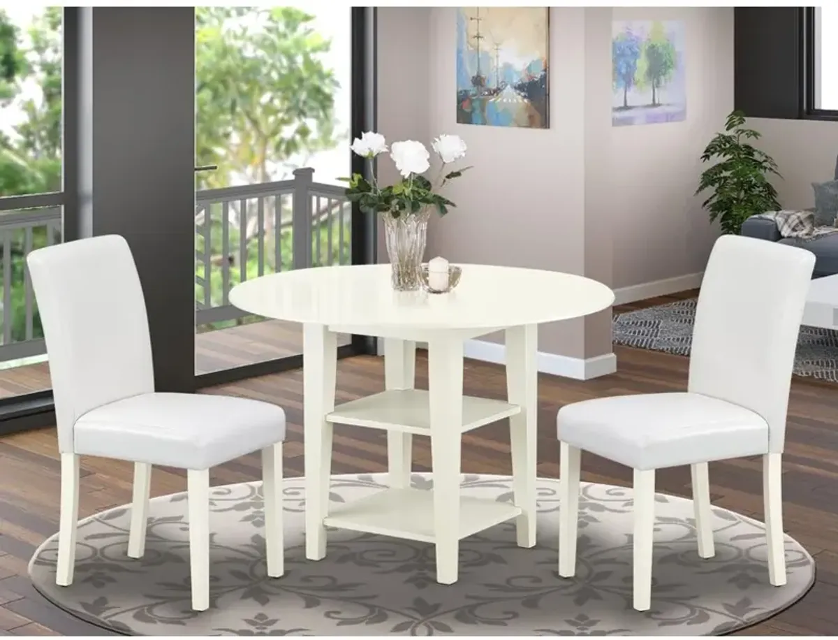 Dining Room Set Linen White