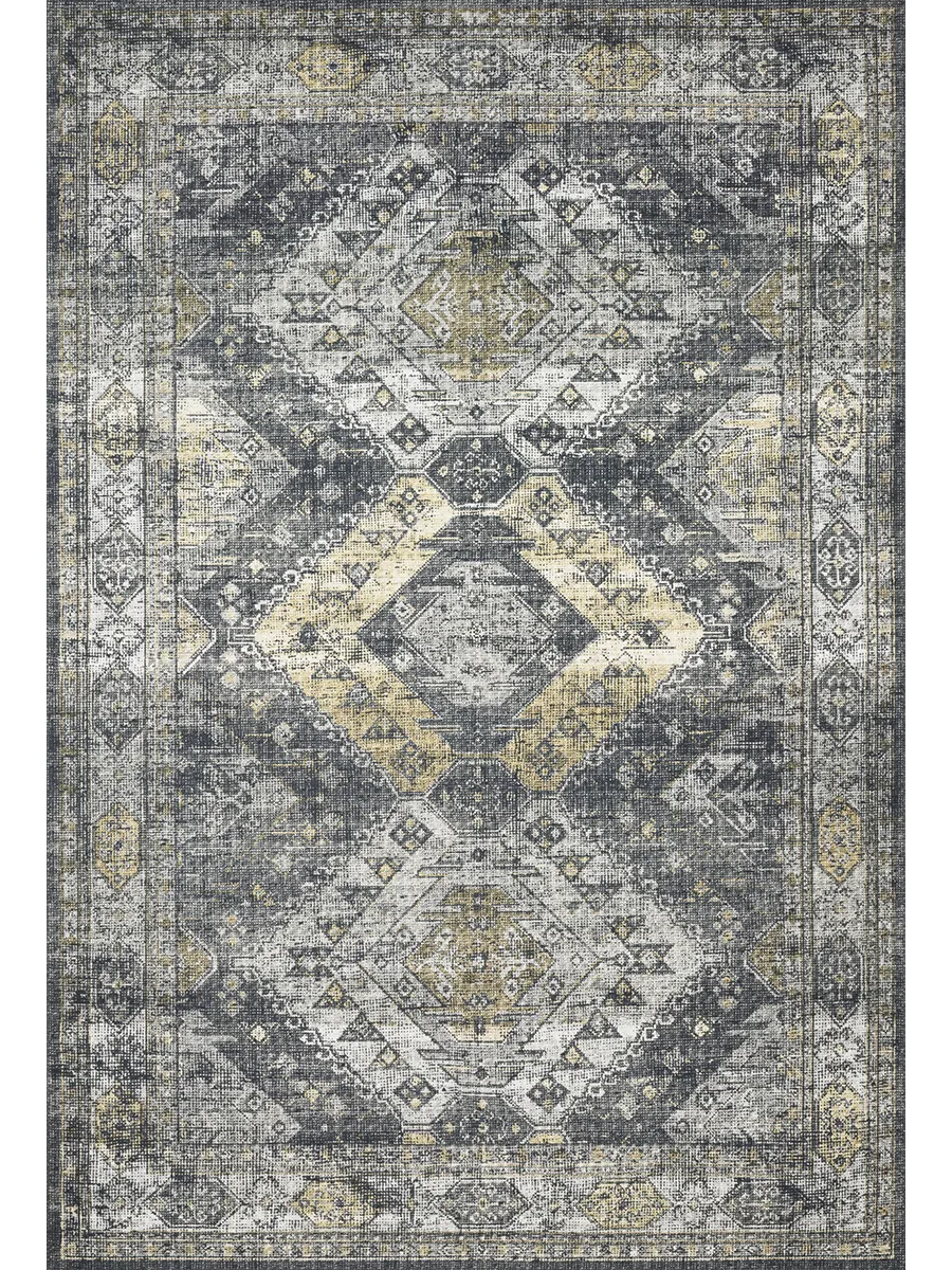 Skye SKY09 Graphite/Silver 8' x 8' Round Rug