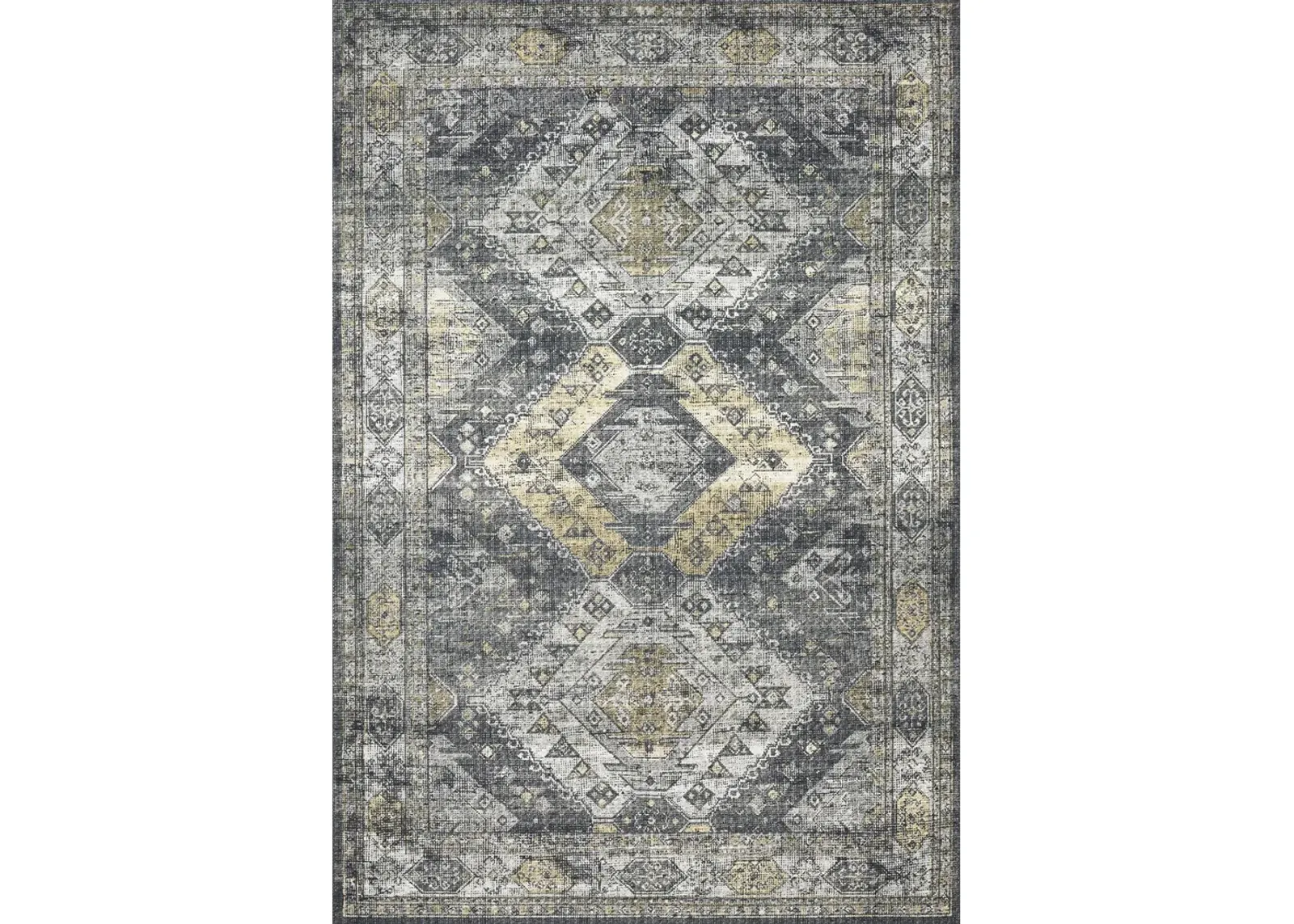 Skye SKY09 Graphite/Silver 8' x 8' Round Rug