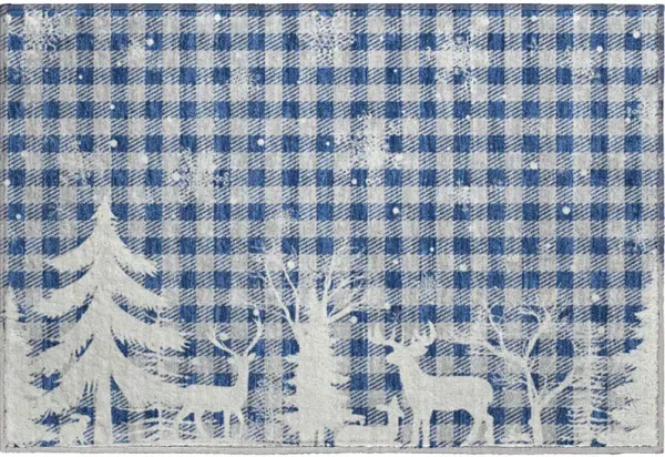 Merry & Bright MY26 Blue 20" x 30" Rug