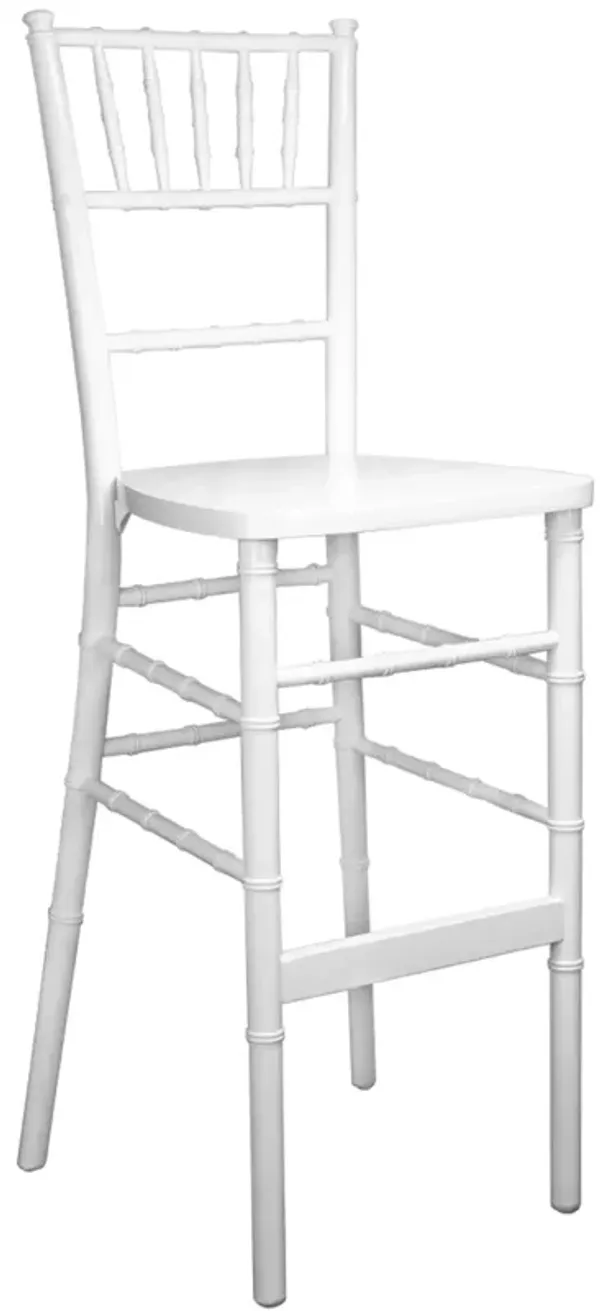 Flash Furniture Advantage White Chiavari Bar Stools