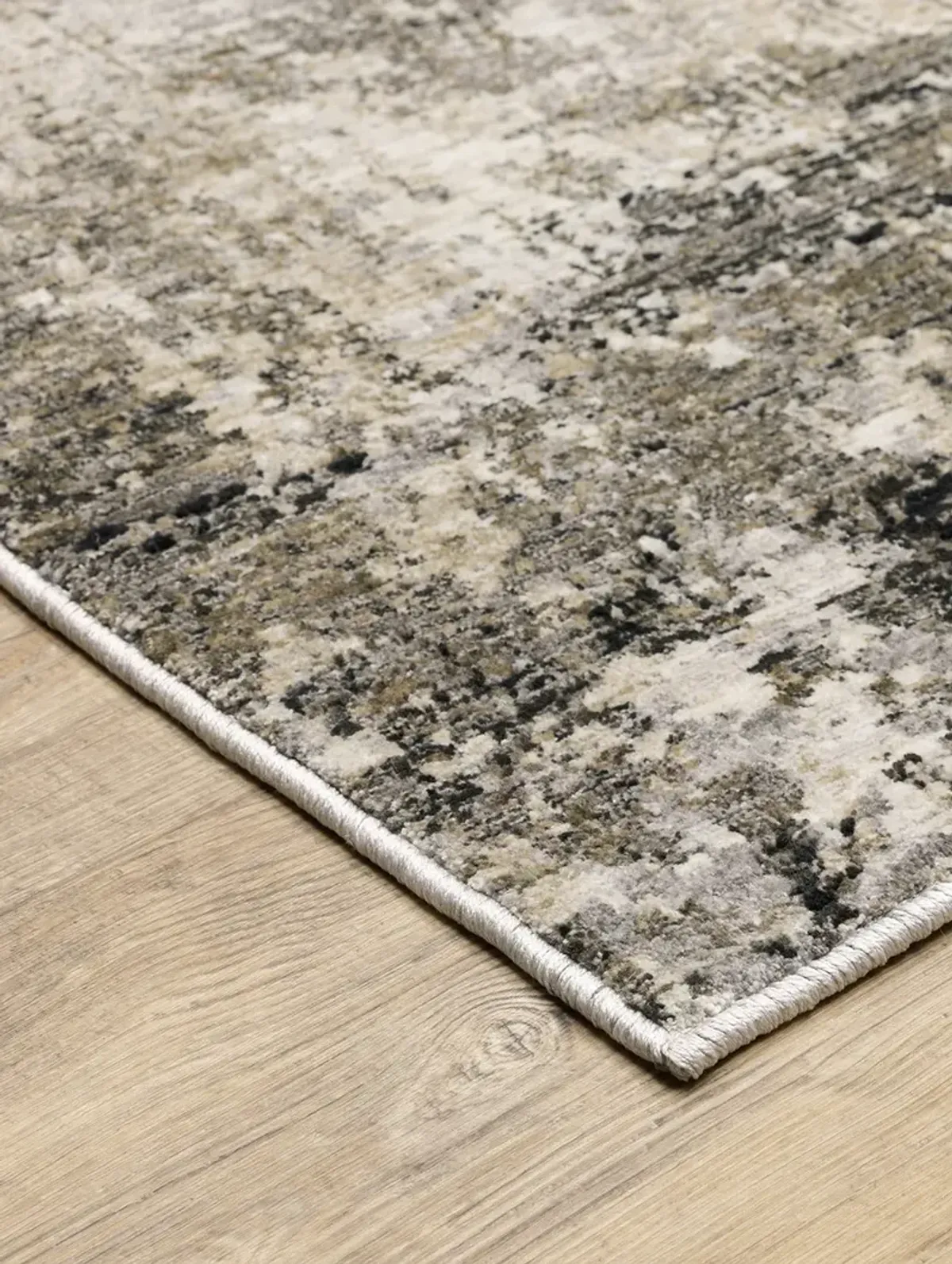 Nebulous 6'7" x 9'6" Beige Rug