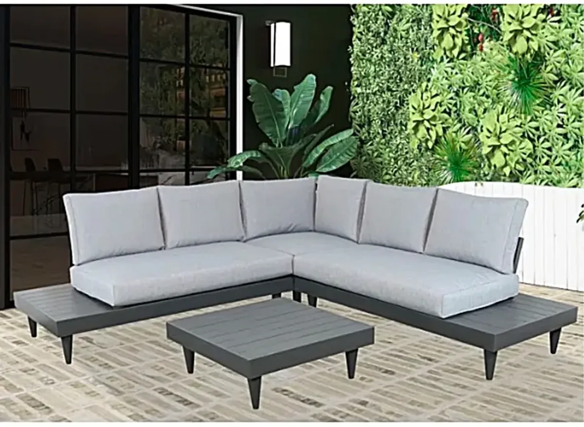 Living Source International  4 - Person Outdoor Seating Group with Cushions