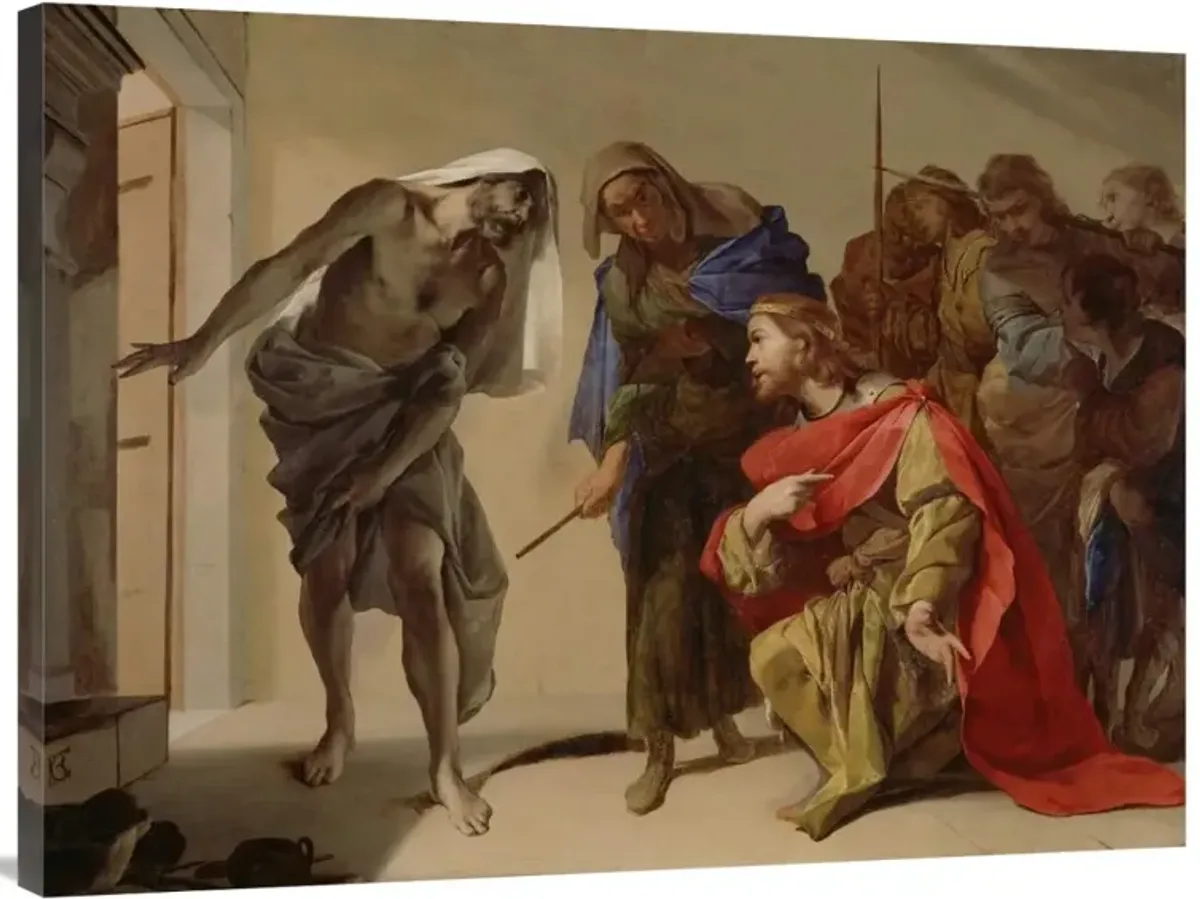 The Shade of Samuel Invoked by Saul-Canvas Art-40x30