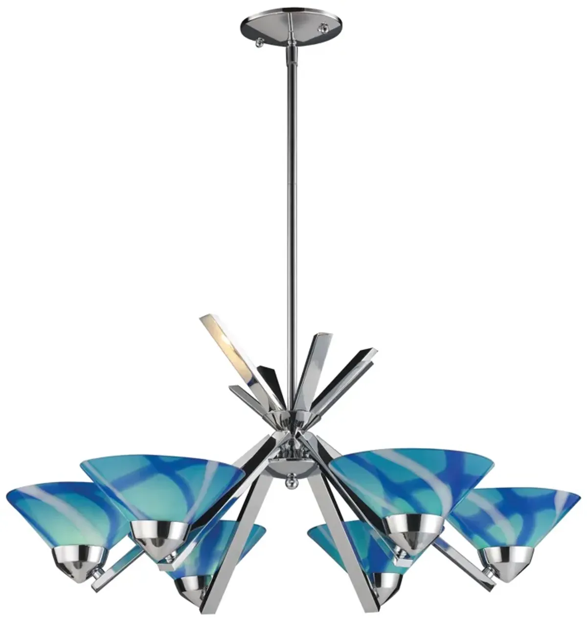 Refraction 26'' Wide 6-Light Chandelier