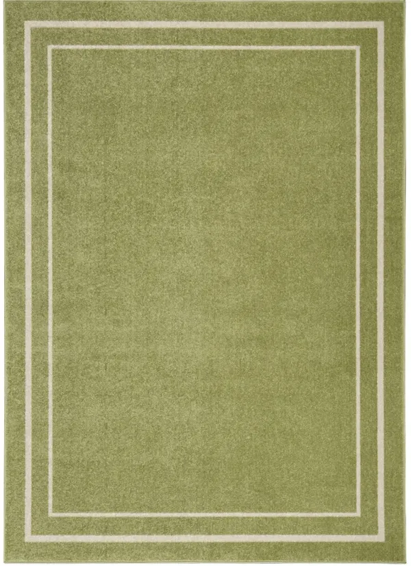 Nourison Essentials NRE02 Green/Ivory 4' x 6' Rug