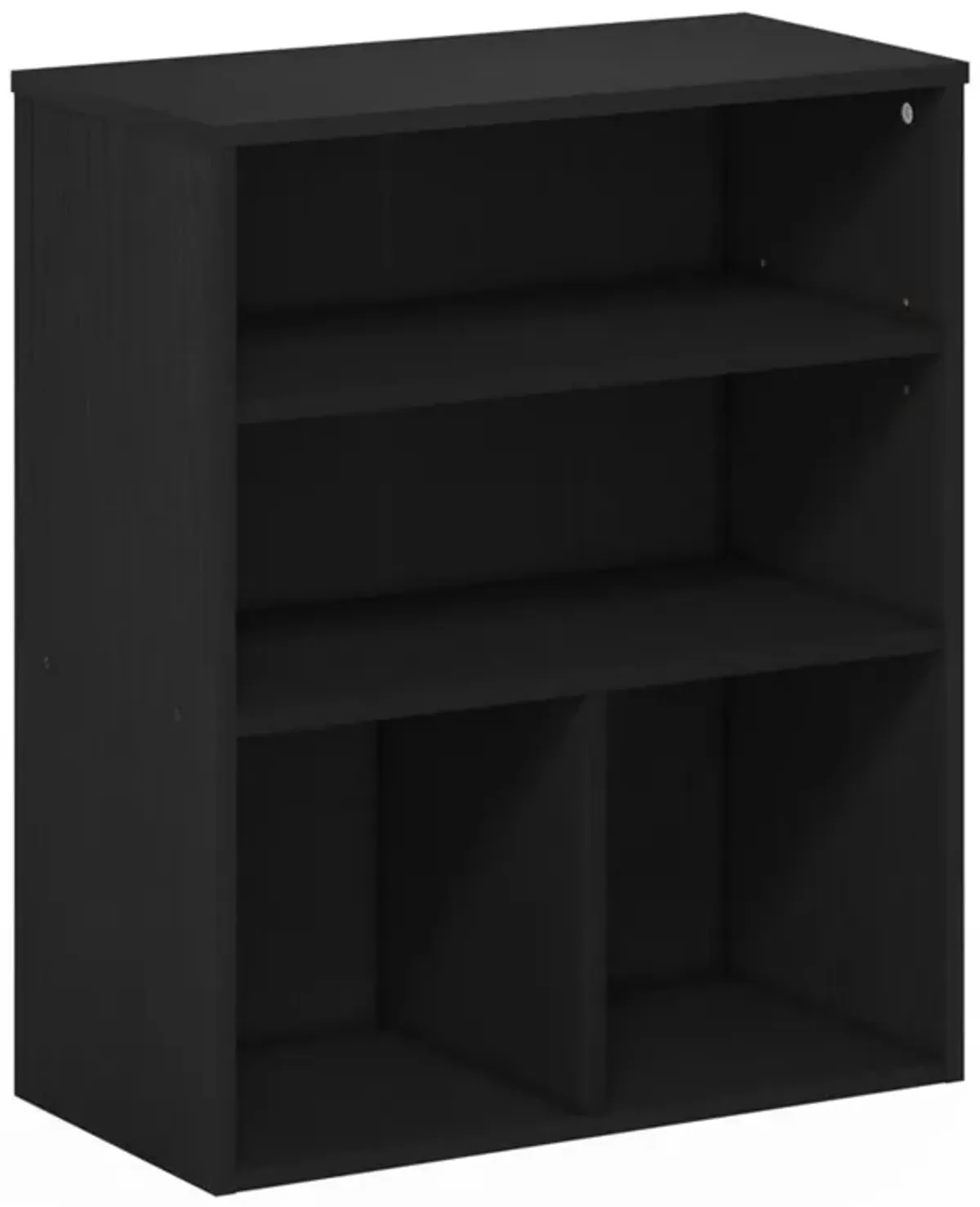 Furinno Pasir 3 Tier Display Bookcase, Black Oak