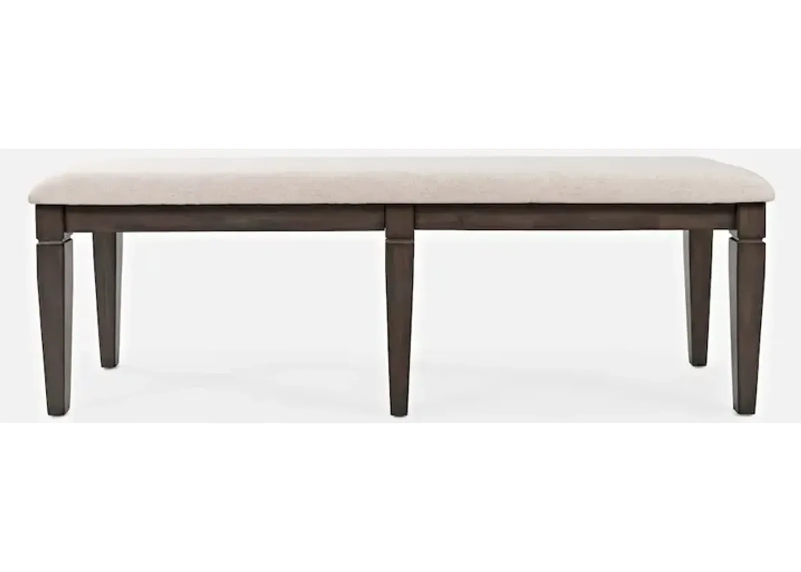 Jofran Lincoln Square Contemporary Upholstered 58 Dining Bench