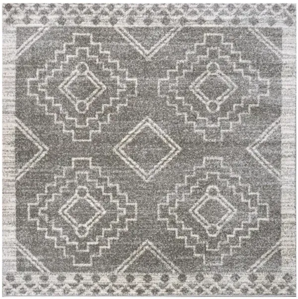 Amir Moroccan Beni Souk Cream/Black. Area Rug