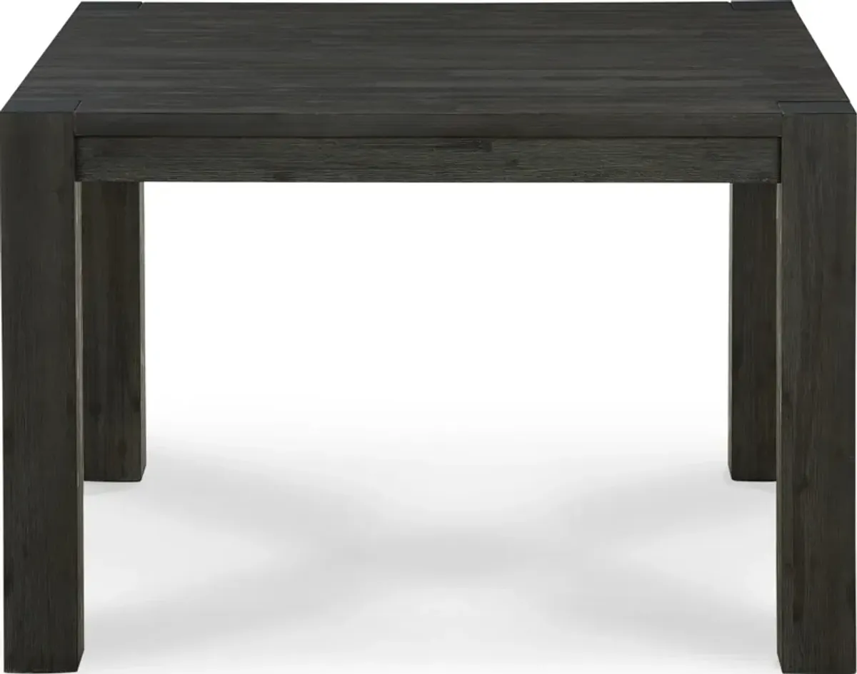Meadow Solid Wood Square Counter Table in Graphite