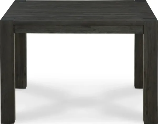 Meadow Solid Wood Square Counter Table in Graphite