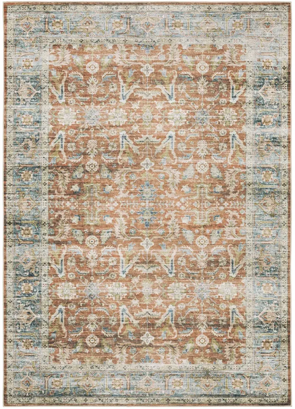 Charleston 5' x 7' Rust Rug