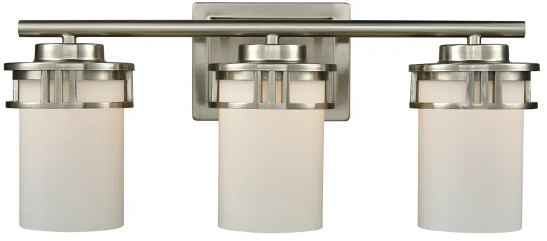 Ravendale 20'' Wide 3-Light Grey Vanity Light