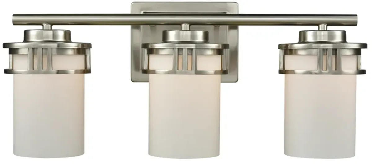 Ravendale 20'' Wide 3-Light Grey Vanity Light